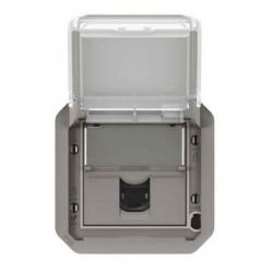 RJ45 socket Plexo category 6 FTP grey mechanism