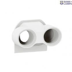 Cable gland Plexo 2-entries ISO20 white