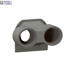 Cable gland Plexo 2-entries ISO20 anthracite