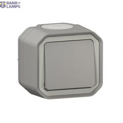 Intermediate switch Plexo surface grey