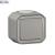 Intermediate switch Plexo surface grey