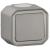 PLEXO PUSH BUTTON NO CONTACT - GREY - SURFACE
