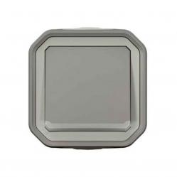 PLEXO PUSH BUTTON NO CONTACT LOCATOR - GREY - SURFACE