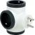Power Strip 3×2P+E 16A 3680W White/Black
