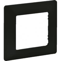 1 GANG PLATE MAT BLACK VALENA LIFE