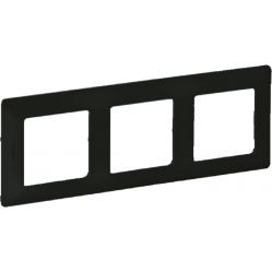 3 GANG PLATE MAT BLACK VALENA LIFE
