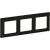 3 GANG PLATE MAT BLACK VALENA LIFE