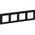 4 GANG PLATE MAT BLACK VALENA LIFE