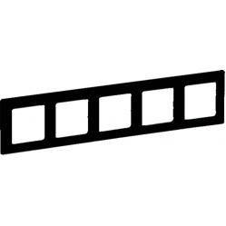 5 GANG PLATE MAT BLACK VALENA LIFE