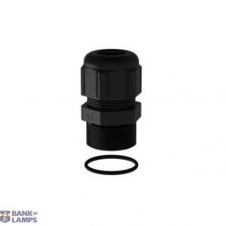 Cable gland plastic IP68 PG21 RAL 9011