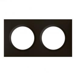Cover Plate Dooxie 2 Position Black 600892