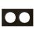 Cover Plate Dooxie 2 Position Black 600892