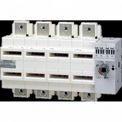 Load break switch with visible contacts  SIDER 4P 125A front & side op