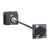 Extended rotary handle, ComPact NSX 100/160/250, black handle, shaft length 185mm to 600mm, IP55