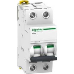 Miniature circuit-breaker, Acti9 iC60N, 2P, 4 A, C curve, 6000 A (IEC 60898-1), 50 kA (IEC 60947-2)