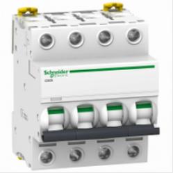 Miniature circuit-breaker, Acti9 iC60N, 4P, 2 A, C curve, 6000 A (IEC 60898-1), 50 kA (IEC 60947-2)