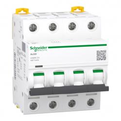 Miniature circuit-breaker, Acti9 iC60N, 4P, 4 A, C curve, 6000 A (IEC 60898-1), 50 kA (IEC 60947-2)