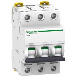 Miniature circuit-breaker, Acti9 iC60N, 3P, 16 A, D curve, 6000 A (IEC 60898-1), 10 kA (IEC 60947-2)