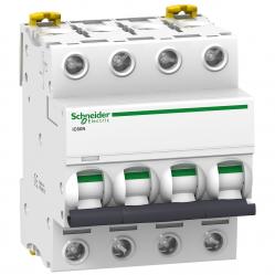 Miniature circuit-breaker, Acti9 iC60N, 4P, 40 A, D curve, 6000 A (IEC 60898-1), 10 kA (IEC 60947-2)