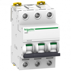 Miniature circuit-breaker, Acti9 iC60H, 3P, 16 A, C curve, 10000 A (IEC 60898-1), 15 kA (IEC 60947-2)