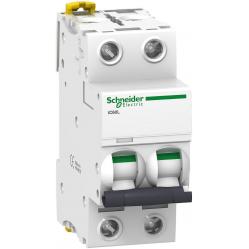 Miniature circuit-breaker, Acti9 iC60L, 2P, 16 A, C curve, 15000 A (IEC 60898-1), 25 kA (IEC 60947-2)