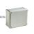 ABS box IP66 IK07 RAL7035 Int.H105W105D55 Ext.H116W116D62 Opaque cover H10