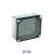 Cover Thalassa ABS, IP66, IK07, Grey (RAL 7035), ABS with 45% of post–industrial recycled content, Depth: 87 mm, Height: 164 mm