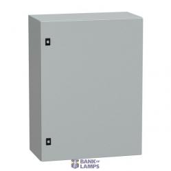 Spacial CRN plain door w/o mount.plate. H800xW600xD300 IP66 IK10 RAL7035..