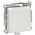 SCHUKO socket-outlet with hng.lid, screwl. term., polar white, glossy, System M