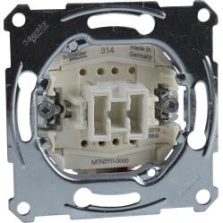 One-way switch insert 1 pole, flush-mounted, 10 AX, AC 250 V, screwl. term.