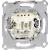 Two-way switch insert 1 pole, flush-mounted, 10 AX, AC 250 V, screwl. term.