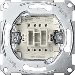 Push-button insrt make contact 1 pole, flush-mntd, 10 A, AC 250 V, screwl. term.