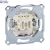 Push-button insert two-way 1 pole, flush-mounted, 10 A, AC 250 V, screwl. term.
