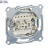 Double pbutton insrt two-way 1 pole, flush-mntd, 10 A, AC 250 V, screwl. term.