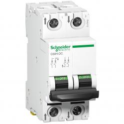 miniature circuit breaker - C60H - 2 poles - 2 A - C curve