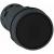 Harmony XB7, Monolithic push button, plastic, black, Ø22, spring return, unmarked, 1 NO