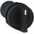 Harmony XB7, Monolithic selector switch, plastic, black, Ø22, stay put, 2 positions, stay put, 1 NO + 1 NC