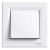 Asfora - intermediate switch - 10AX lift terminals, white