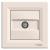 Asfora, TV socket ending, 1dB, cream