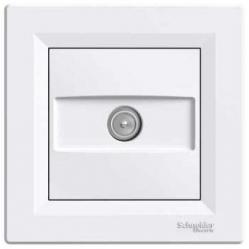 Asfora, TV socket intermediate, 8dB, white