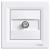 Asfora, SAT socket intermediate, 4dB, white
