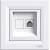 Asfora, telephone socket, RJ11, white