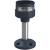 Harmony XVU, Fixing plate with 100 mm aluminium pole for modular tower lights, black, Ø60
