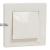 Asfora - 1pole pushbutton - 10A screwless terminals, cream