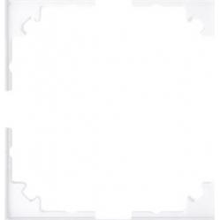 M-Pure frame, 1-gang, active white