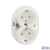 Renova - double socket outlet - 2P + E - 16 A - 250 V - white