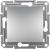 Asfora-1pole switch-10AX screwless alu