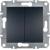 Asfora - 1pole 2circuits switch, screw terminals, wo frame, anthracite