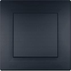 Asfora - 1pole 2way switch, screwless terminals, IP44, anthracite