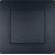 Asfora - 1pole 2way switch, screwless terminals, IP44, anthracite